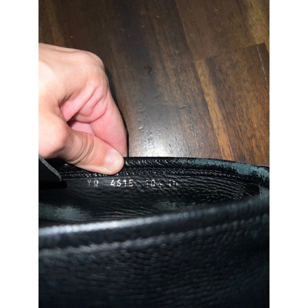 Men‎ Salvatore Ferragamo Black Leather Loafer Size 10.5